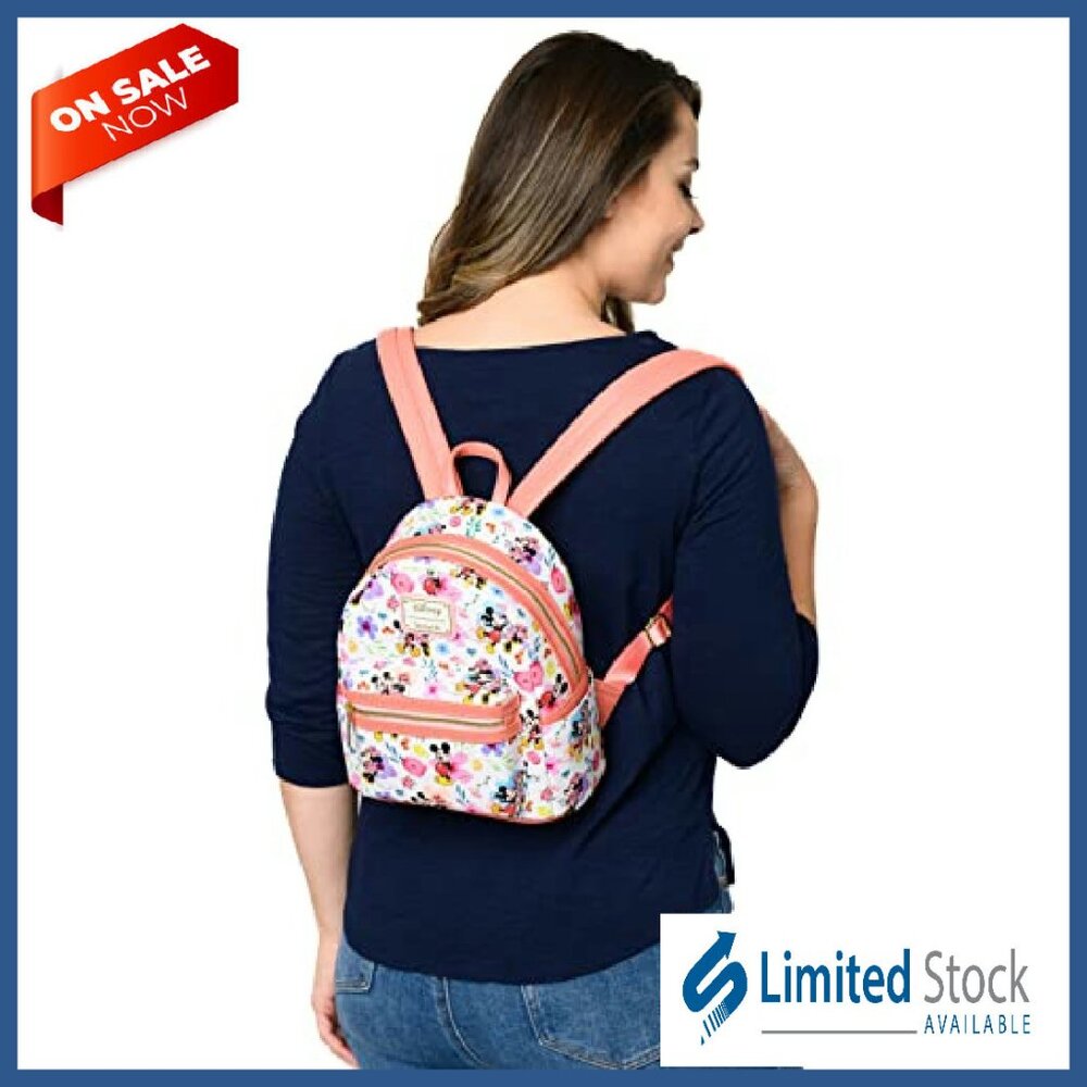 Mini Backpack Vegan Leather Multiple Pockets Adju… - image 6